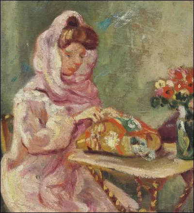 Qui a représenté Suzanne cousant ?