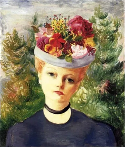 Qui a fait le "Portrait de madame Suzanne au chapeau fleuri" ?