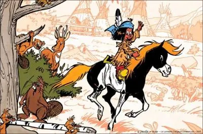 Quel petit indien, hros de BD, est accompagn du poney Petit-Tonnerre ?