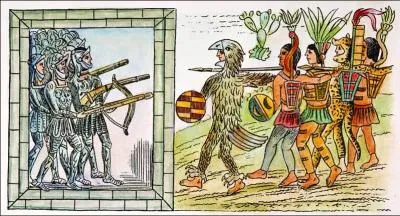 En dbarquant au Mexique, quel peuple Corts et les Espagnols ont-ils rencontr ?