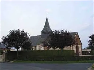 Nous sommes maintenant en Normandie devant l'église de la Sainte-Trinité de Bosc-Édeline. Nous nous trouvons dans le département ...