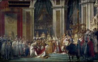 Quel évènement ayant eu lieu à Notre-Dame de Paris, Jacques Louis David a-t-il immortalisé sur sa toile ?