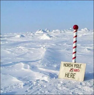 Le continent Arctique est une immense terre recouverte de glace situe  l'extrme nord du globe terrestre.