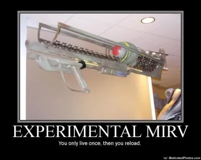 Combien de munitions utilise le MIRV-exprimental en un coup?