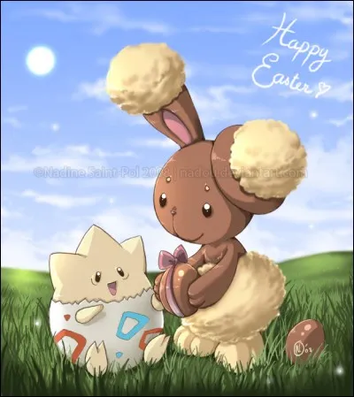 On termine avec deux adorables Pokémon. Quel est le nom du lapin ?