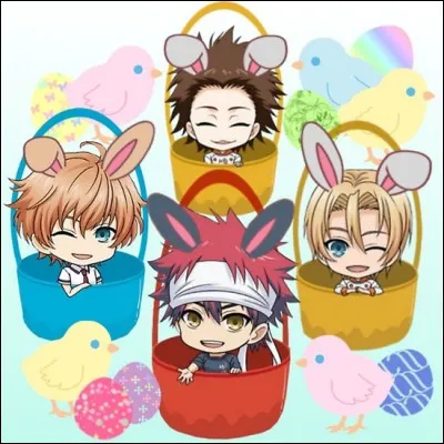 Quel personnage de "Food Wars" est dans le panier rouge ?