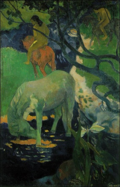 Pablo Picasso a peint "Le cheval blanc".
