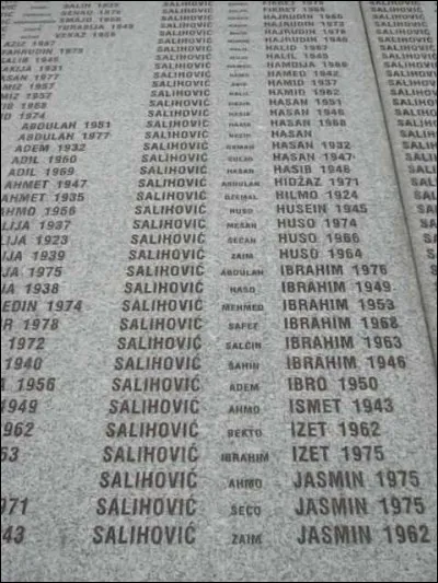 Arrivé à Belgrade, je louais un véhicule afin d'aller visiter ce lieu où se produisit l'un des génocides les plus marquants de l'après-guerre. J'arrivais là-bas le coeur serré, le sanctuaire était vide, un garde eut l'amabilité de m'ouvrir les portes. Les tombes blanches s'étalaient à perte de vue. Je priais en regardant vers le ciel "pourquoi tant de barbarie ?"