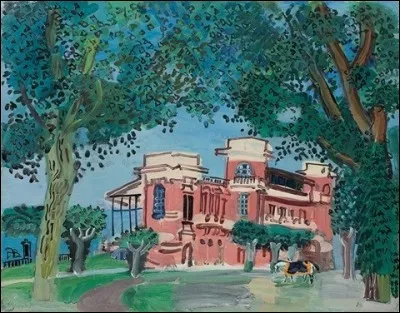 Qui a peint "Deauville, le paddock" ?