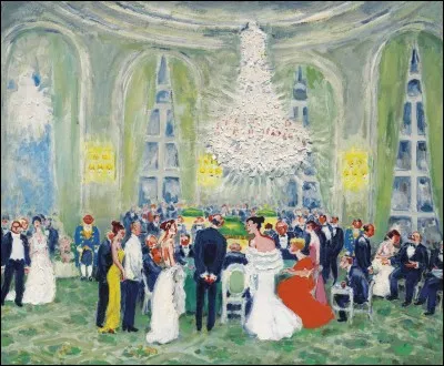 Qui a peint "Les Salons du casino à Deauville" ?