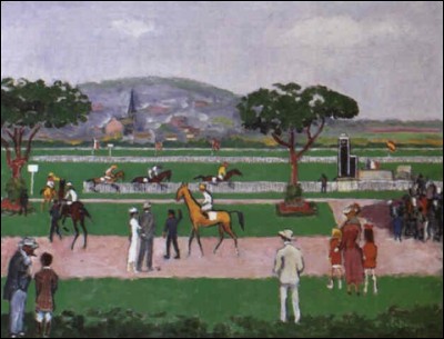 Qui a peint "Deauville le champ de courses" ?