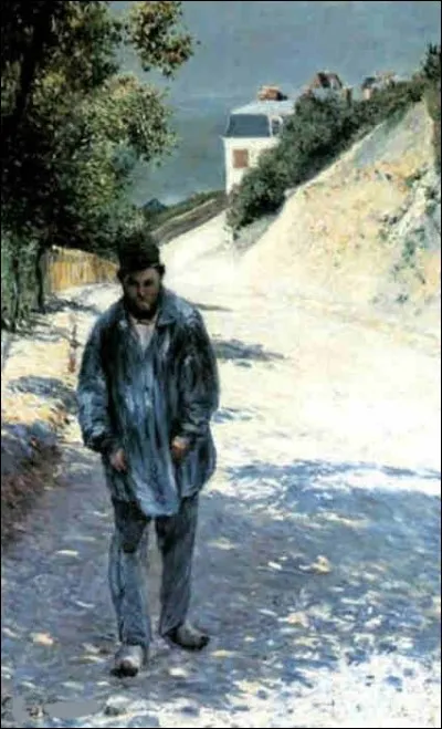 Qui a représenté "Le Père Magloire sur le chemin de Saint-Clair - Étretat" ?