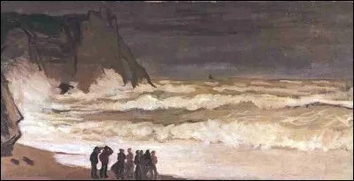 Qui a représenté la "Tempête à Étretat" ?