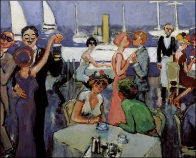 Qui a peint le tableau intitulé "Deauville" ?