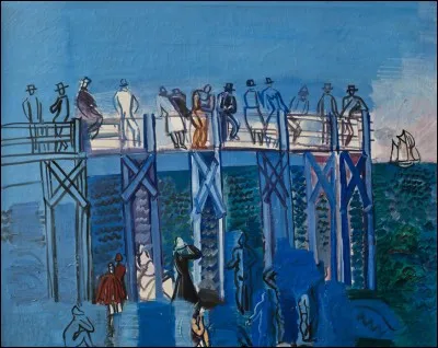 Qui est le peintre de "L'Estacade et la plage du Havre" ?