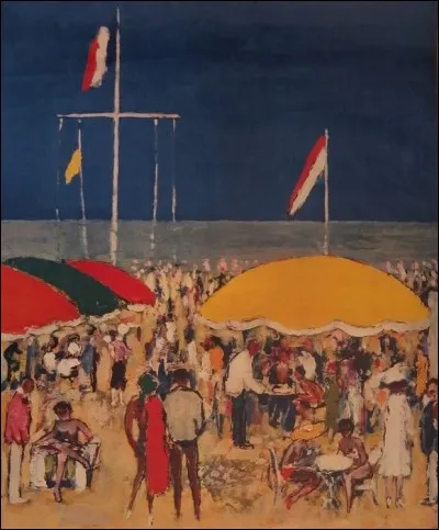 À qui doit-on "Normandie, Deauville, le bar du Soleil" ?