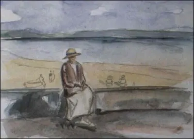 Qui est le peintre de "La Terrasse en Normandie" ?