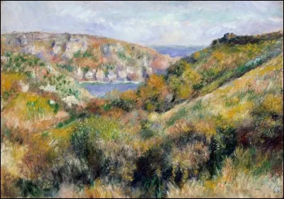 Qui a peint "La Côte du Moulin Huet" ?