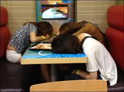 Nos écoliers ne connaissent pas leur bonheur... Les horaires, à l'école primaire, vont de 9 à 18 h ! Quant aux collégiens... (Complétez !)