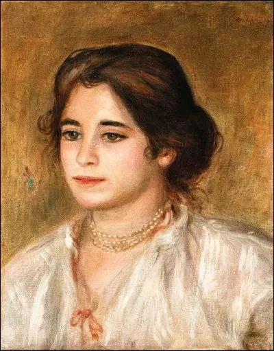 Qui a représenté "Gabrielle au collier" ?