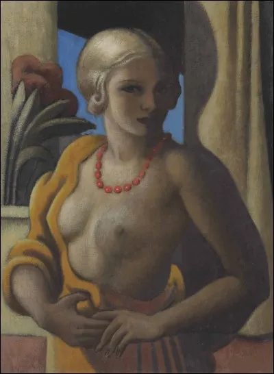 Qui a peint "Blonde au collier rouge" ?