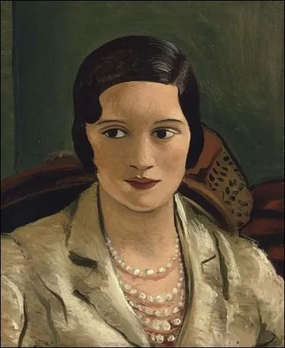 Qui est l'auteur de ce "Portrait de femme au collier" ?