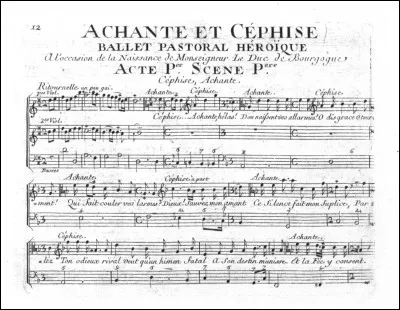 Qui a écrit "Acanthe et Céphise"