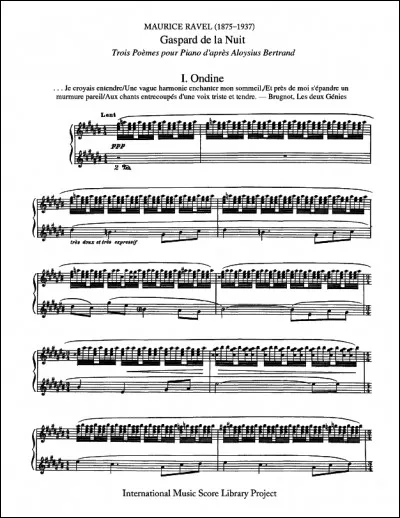 Qui a écrit "Gaspard de la nuit" ?