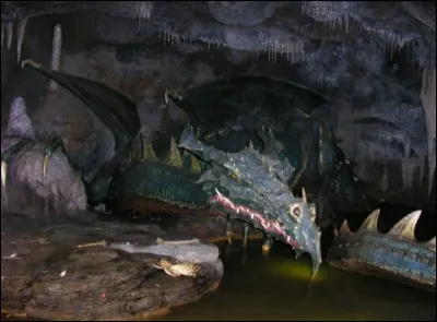 De quel dessin animé le dragon qui règne sous un château fait-il partie ?