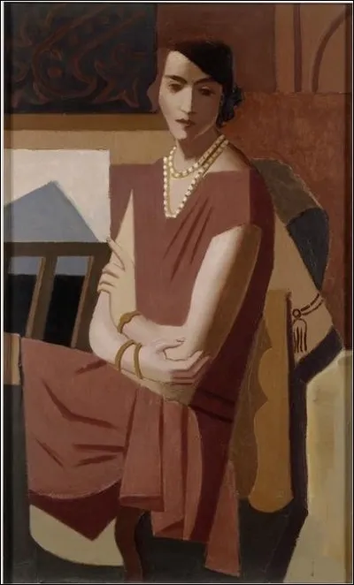 Qui a peint cette femme au collier dont la toile est connue sous le nom "Femme assise" ?