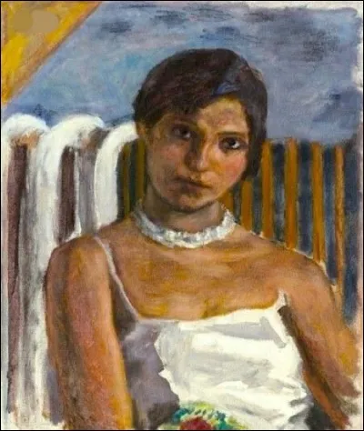 Qui a peint "Femme brune au collier" ?