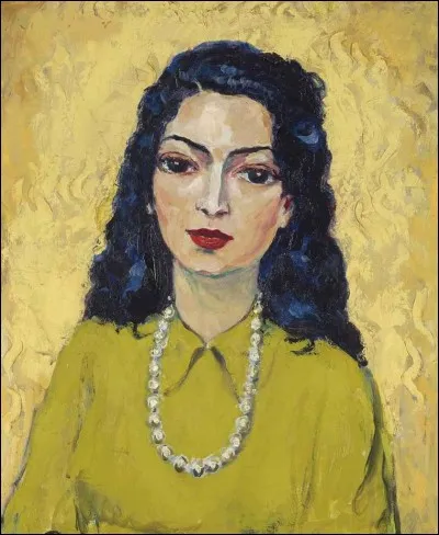 Qui est le peintre de cette "Femme au collier" ?