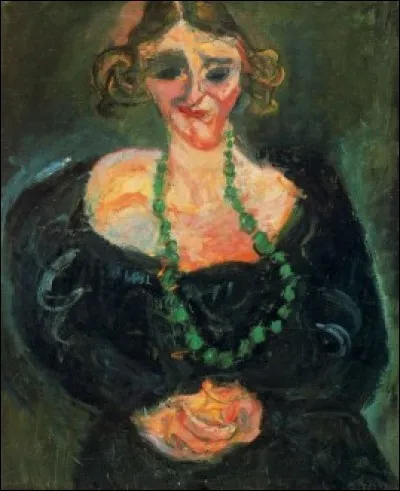 Qui a peint "La Femme au collier vert" ?