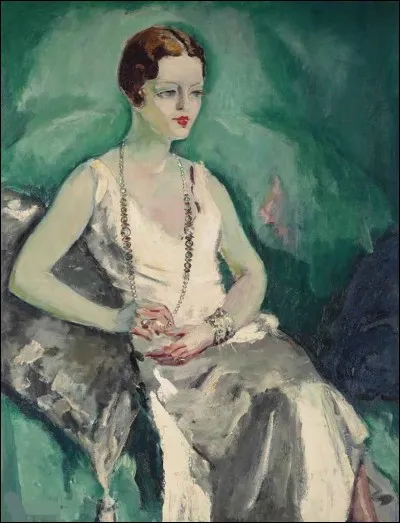 Et voici enfin "La Femme au collier de perles" par l'artiste :