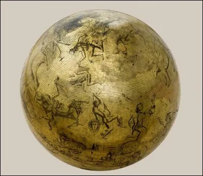 1502 : Sphère céleste, où les constellations australes sont presque absentes (et pour cause), mais sur laquelle figure celle qui ne sera [...] à jour que la nuit. (Complétez les points entre crochets !)