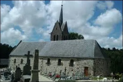 Vous avez sur cette image l'église Saint-Pierre de La Baleine. Village normand, il se situe dans le département ...