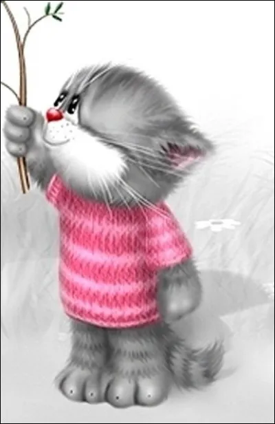 Mon premier est sur l'image, où est mon second pour que dans mon tout, le chat retombe en enfance ?