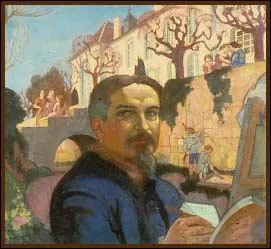 Quel thoricien du groupe des nabis a peint son Autoportrait devant le prieur en 1921 ?