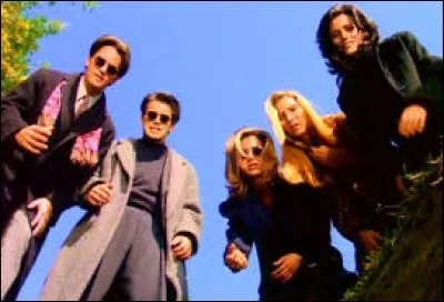 Comme vous le voyez, Ross vient de chuter dans une tombe. Mais qu'arrive-t-il à Chandler dans le même épisode ?