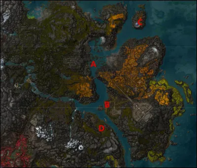 Quelle lettre correspond au port des Mörgestran, à Torheim ?