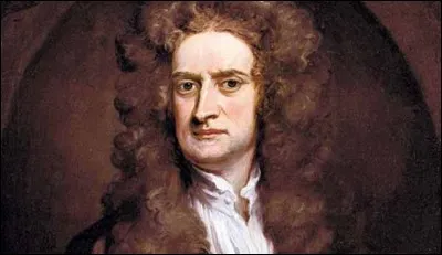 Selon Newton, la masse multipliée par l'accélération est égale à .