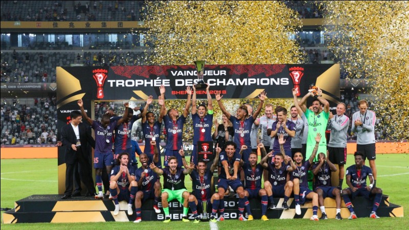 Sur quel score le PSG bat-il Monaco lors de l'édition 2018 du Trophée des champions ?
