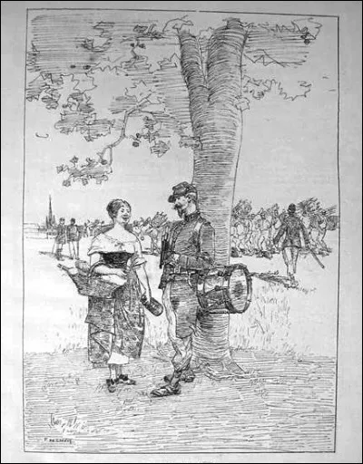 En langage militaire, c'est le tambour (l'instrument et le batteur).