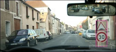 La signalisation m'indique que je vais rencontrer :