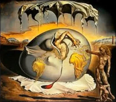 Huile sur toile datant de 1943, ''Enfant géopolitique observant la naissance de l'homme nouveau'' est une huile sur toile représentant l'éclosion d'un oeuf sur lequel apparaît une mappemonde. Quel surréaliste a exécuté ce tableau ?