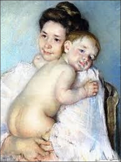En 1903, quelle femme impressionniste a peint ce pastel intitulé ''Mère et enfant'' ?