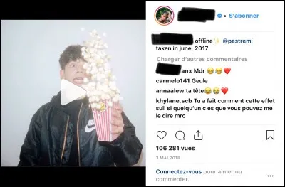 Quel influenceur français a posté cette photo ?