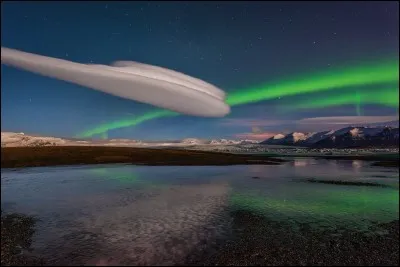 Quand est-ce que les aurores boréales sont le plus visible en Islande ?