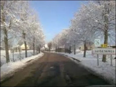 Petite vue hivernale de Luisetaines. Village francilien, il se situe dans le département ...