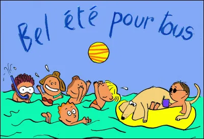 Combien d'enfants blonds jouent au ballon ?